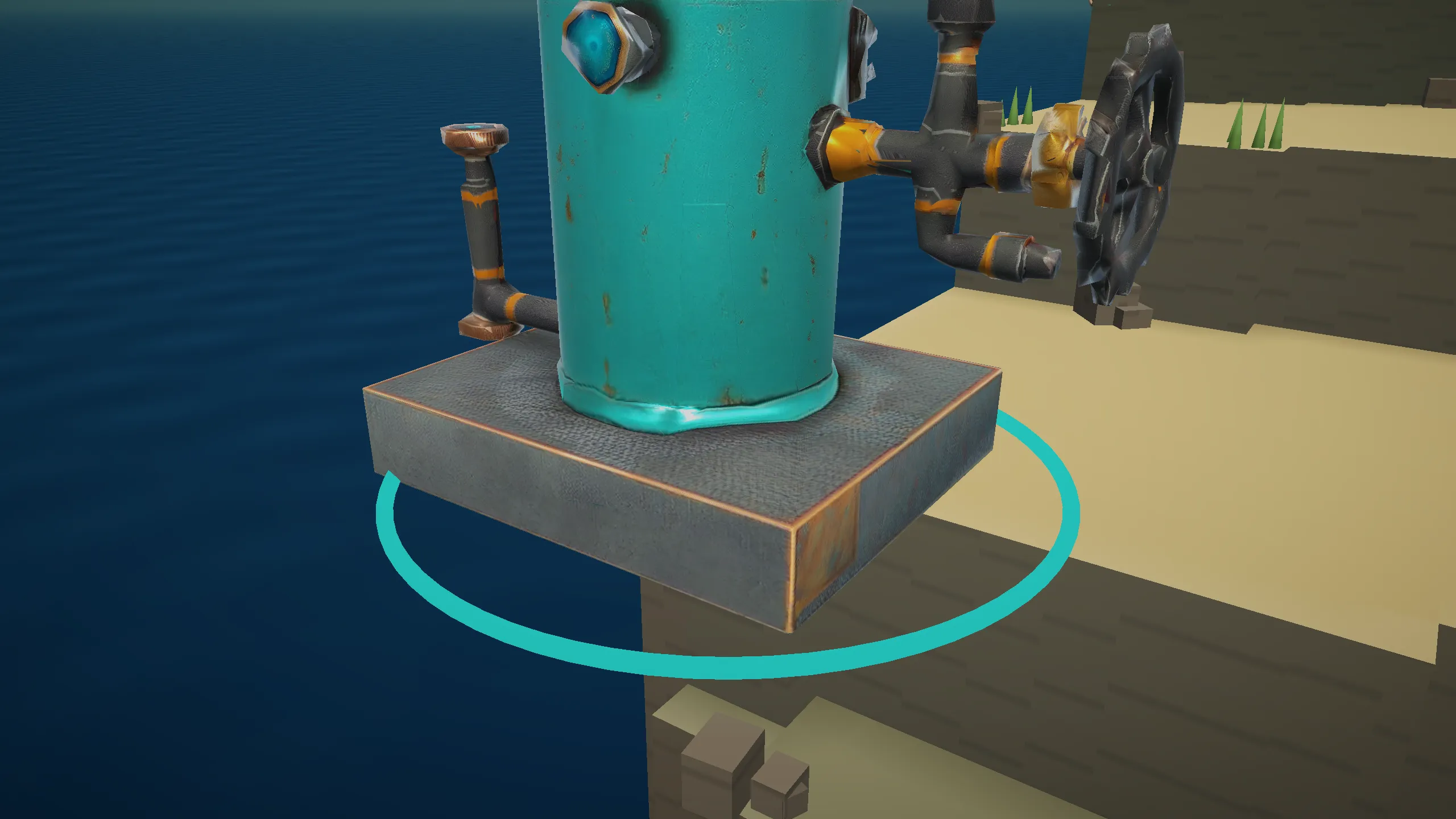 The pump, up close