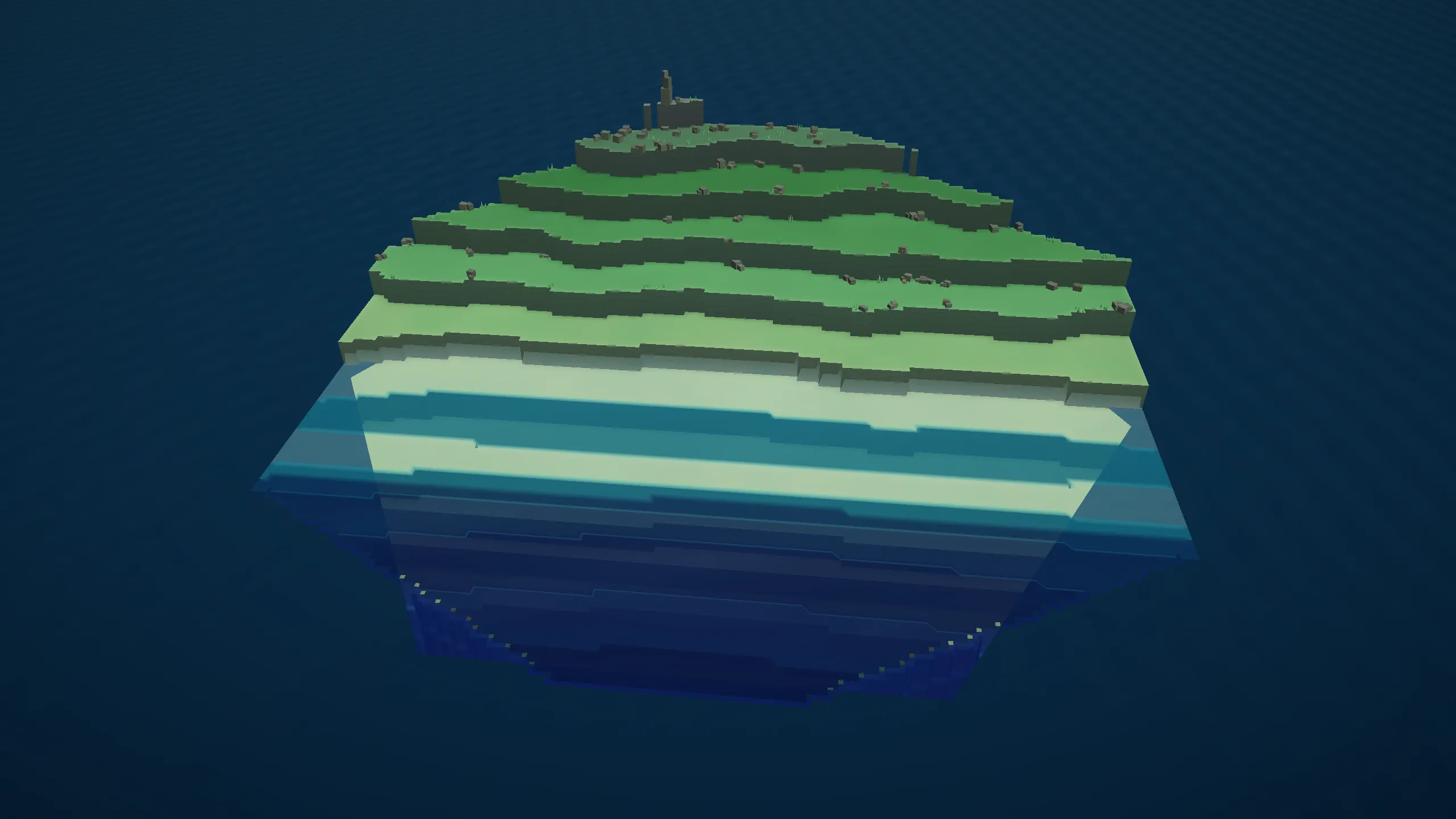 Barrier lagoon sub-biome terrain